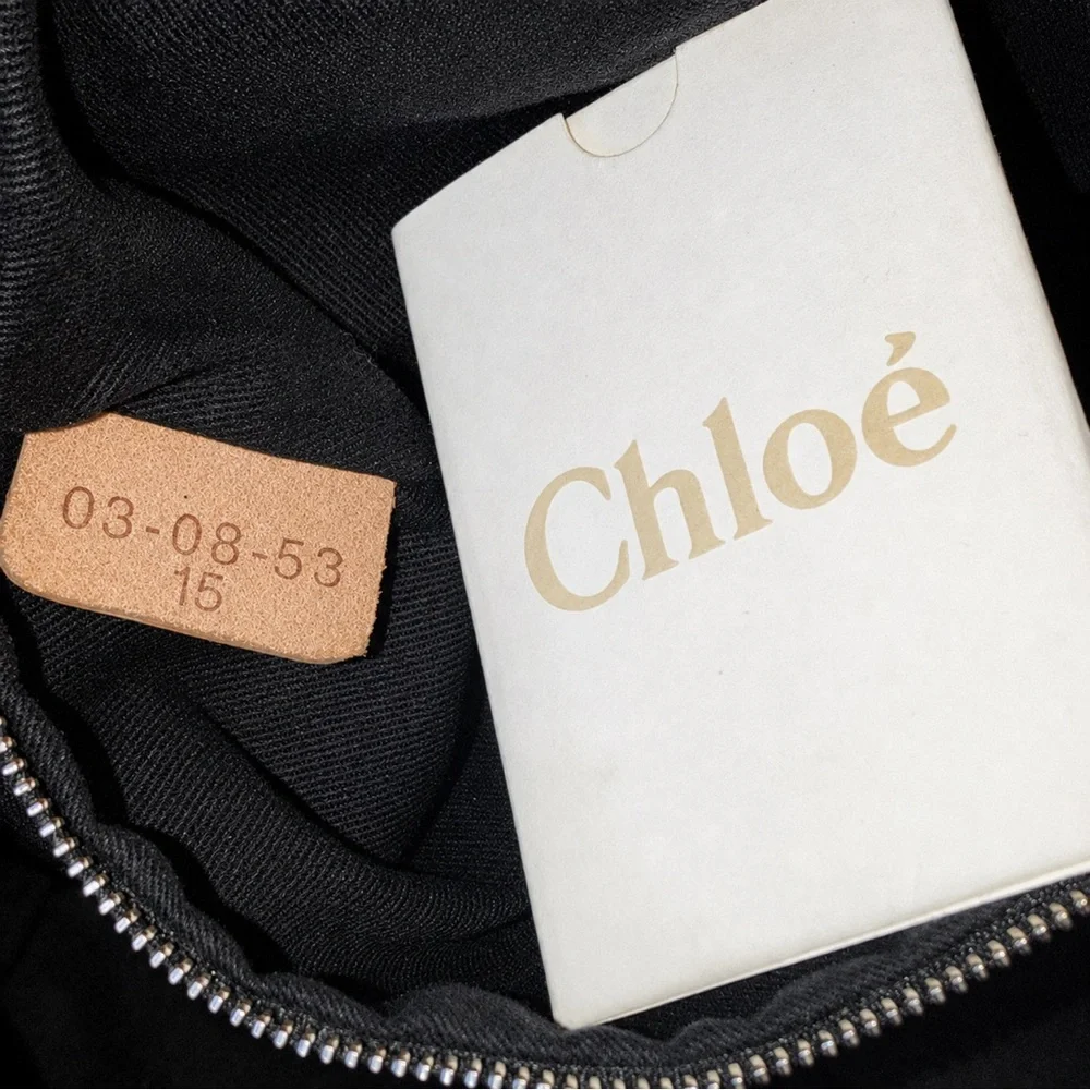 CHLOE PADDINGTON Mini Black Leather Satchel with LOCK & KEY
